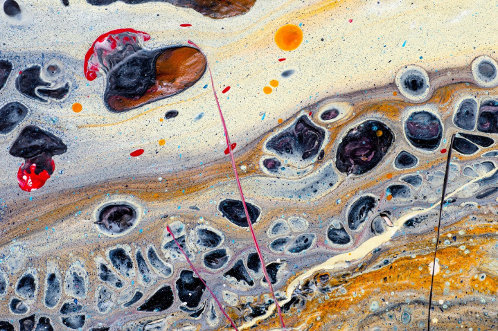 abstract painting closeup texture